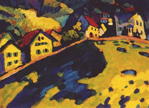 Reproductions De Peintures Maisons à Murnau 1909 De Wassily Kandinsky