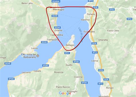 Printable Map Of Lake Como Italy