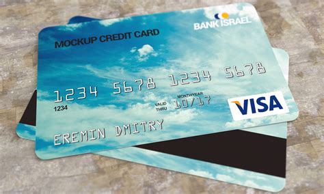 Blue card virtual prepaid visa, usd. Credit card mockup free PSD on Behance