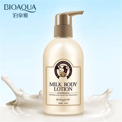 Bioaqua Milk Skin Care Moisturizing Skin Whitening Cream Body Lotion