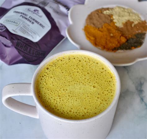 Turmeric Golden Milk Latte Anti Inflammatory Antioxidant Recipe Eli