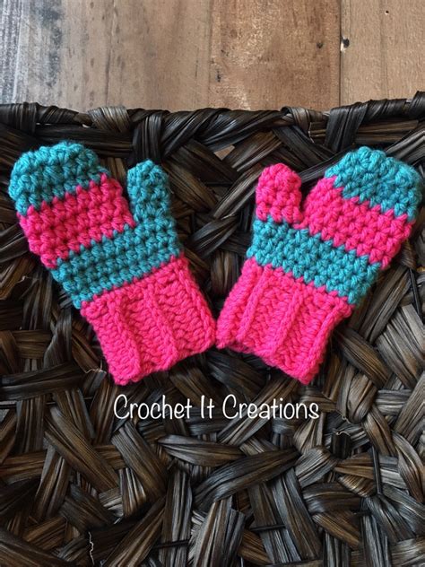 Woodland Mittens Crochet Pattern Small Child Size Crochet It Creations