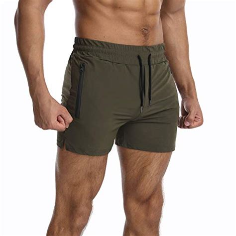 Everworth Mens Bodybuilding Gym Shorts Lightweight Workout Running Short Fitted Quick Dry
