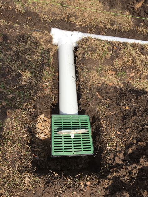 This Is A Drainage System We Are Installing In Weatherford Texas Landscaping Company