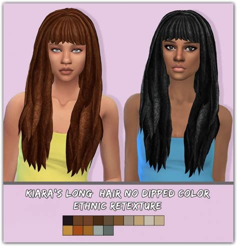 Sims 4 Hairs ~ Simsworkshop Kiaras Ethnic Hair Retextured By Maimouth