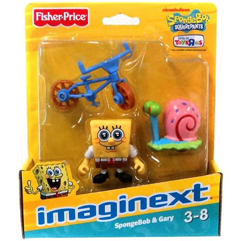 Spongebob Squarepants Imaginext Spongebob And Gary The Snail Mini Figure