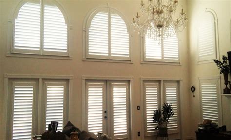 Window Treatments For High Ceiling Windows In Dallas Sunburst