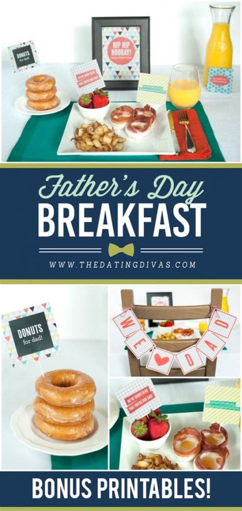 Fathers Day Breakfast In Bed Kit The Dating Divas