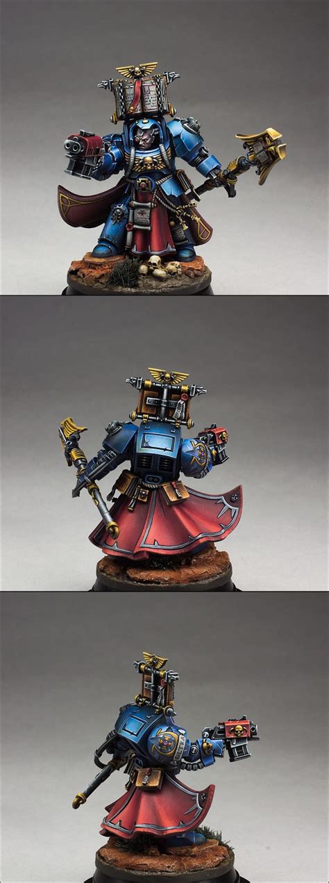 Ultramarines Librarian In Terminator Armour Warhammer Paint Warhammer