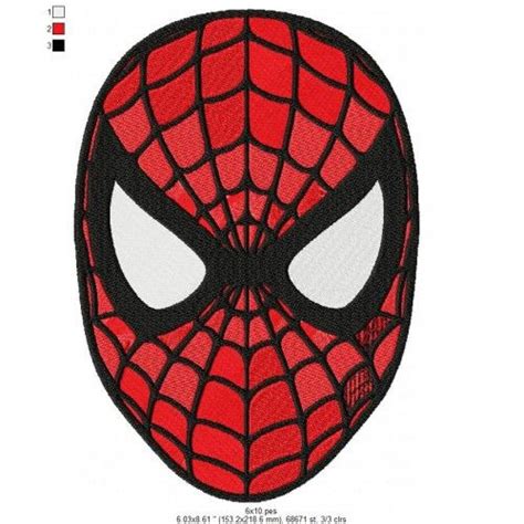 Spiderman Face Embroidery Design | Silhouette wall art, Window art