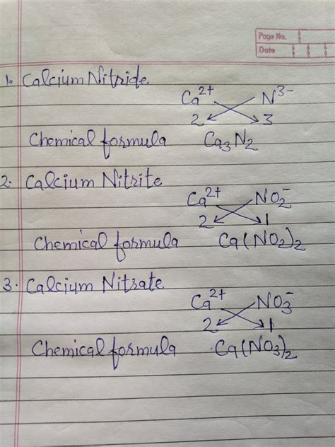 What Is The Formula Of The Ionic Compound Formed When Ions Of Calcium
