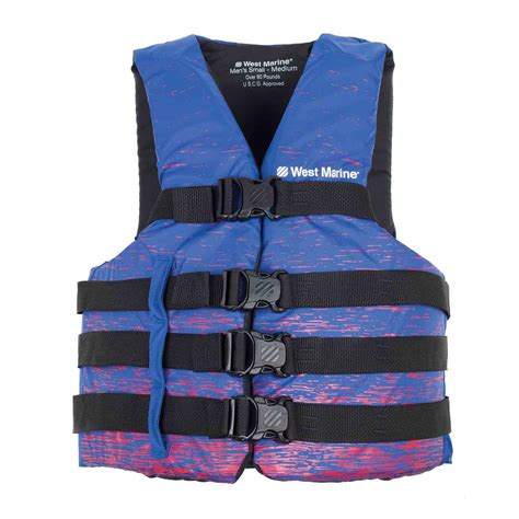 West Marine Mens Nylon Water Ski Life Jacket 2x Large4x Large West