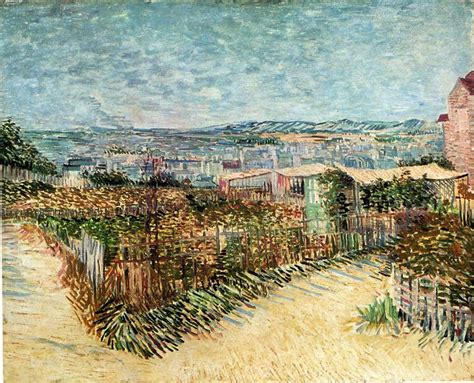 Vegetable Gardens In Montmartre 1887 Vincent Van Gogh
