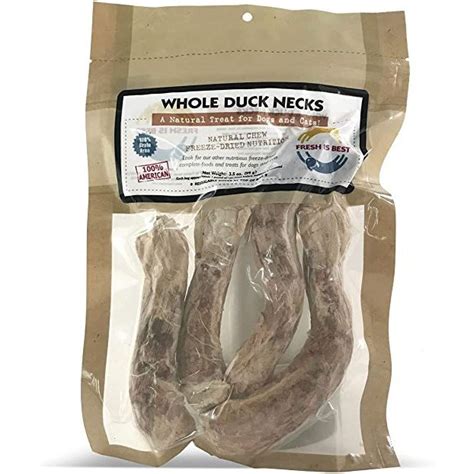 Freeze drying is a type of preservation that removes liquid and moisture from an object that is frozen, by using a slow vacuum process. Fresh is Best - Freeze Dried Duck Necks - Natural Pet Pantry