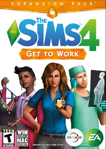Customer Reviews The Sims 4 Get To Work Expansion Pack Standard