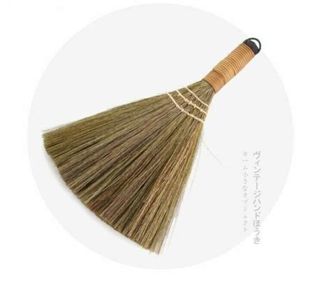 Japanese Short Soft Bristle Broom Hardwood Floor Sweeping Brush Dustpan