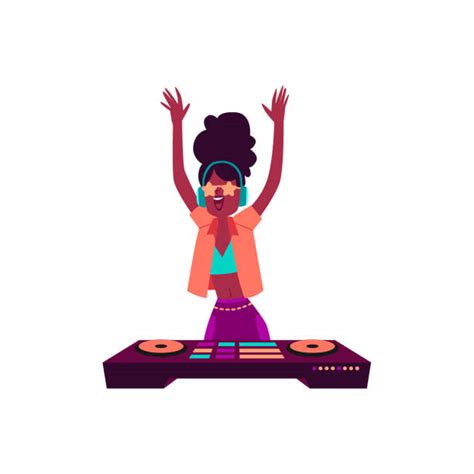 Female Dj Illustrations Royalty Free Vector Graphics And Clip Art Istock