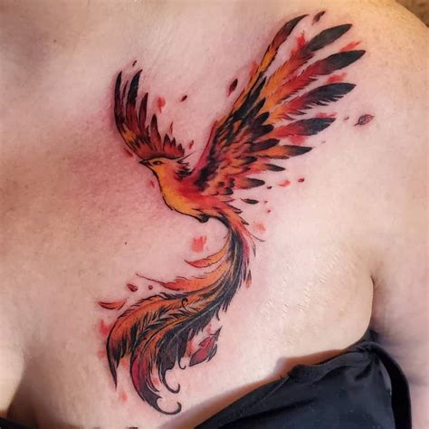 40 Rebirth Phoenix Rising From Fire Tattoo Campbelljoosep