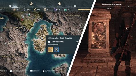 Assassin s Creed Odyssey Alle Gräber Fundorte Antiker Stelen für