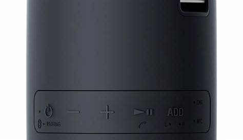 Sony SRS-XB12 Extra Bass Portable Wireless Speaker - Black - [Au Stock