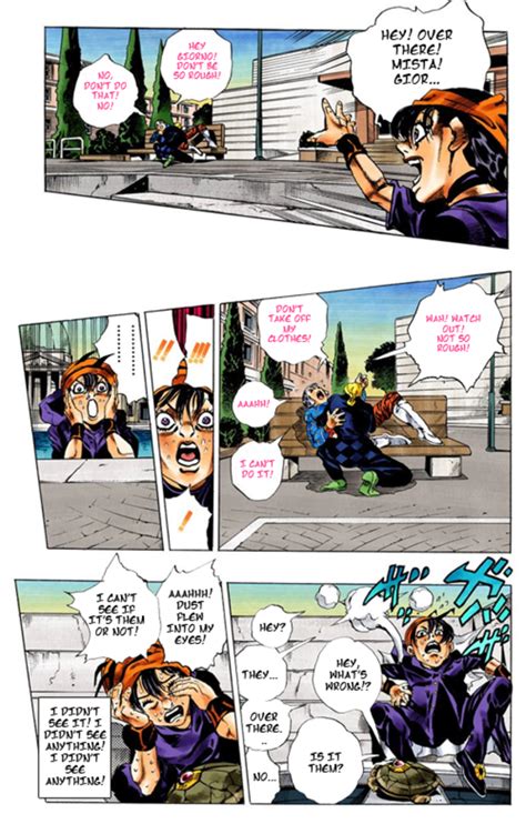 He has a childish face and messy dark hair with a fringe over his eyes. Traumatizing Narancia | JoJo's Bizarre Adventure | Know ...