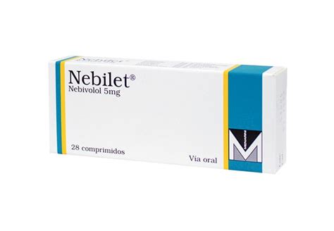 Nebilet Nebivolol Comprimidos 5 Mg Menarini 28 Unidades A Domicilio