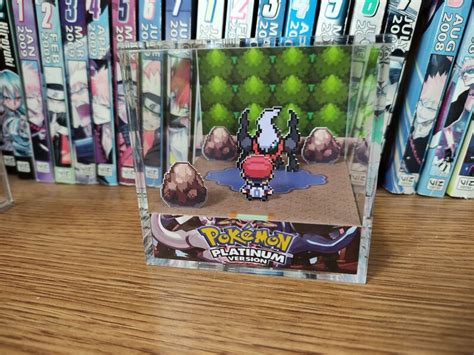 Darkrai New Moon Island Pokémon 3d Diorama Cube Handmade Etsy