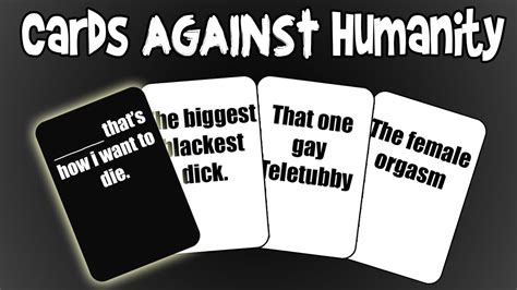 Its title refers to the phrase crimes against humanity, reflecting its polit. Cards Against Humanity - Funny Online Card Game! - YouTube