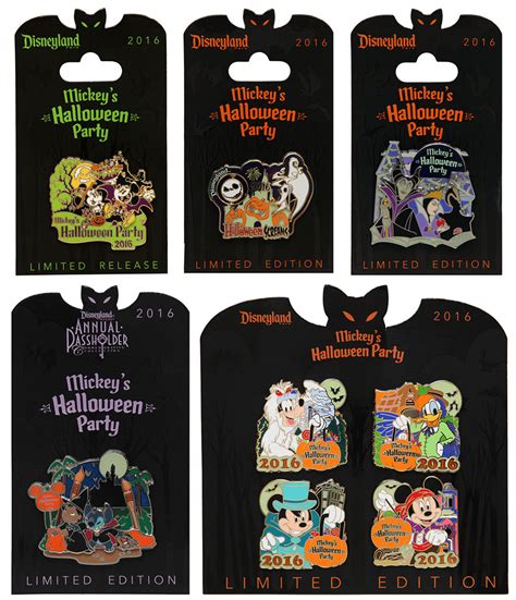 Mickeys Halloween Party 2016 Pins Disney Pins Blog