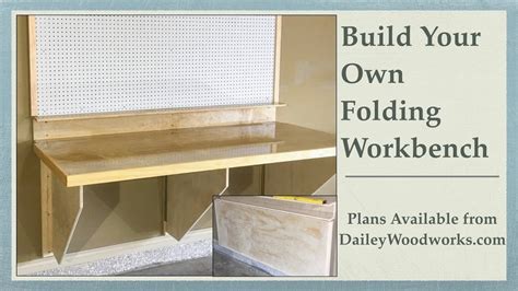 Diy Folding Workbench With Easy To Follow Plans To Build A Sturdy