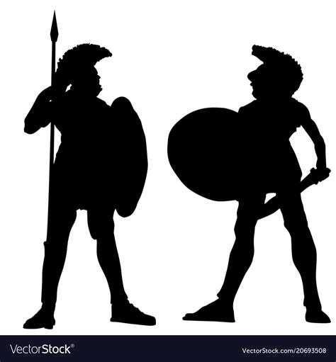 Spartan Warrior Silhouette Images And Photos Finder