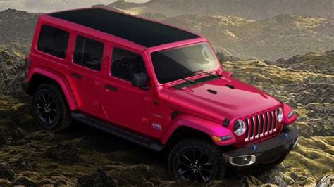 2021 Jeep Wrangler Adds Tuscadero Pink To Color Palette