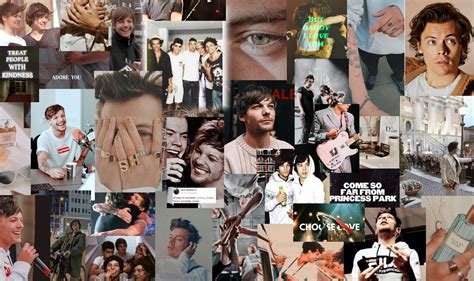 One Direction Aesthetic Computer Wallpapers Top Free One Direction