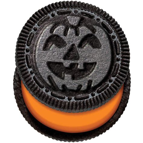 Halloween oreo pumpkin treats are sandwich cookies dipped in colorful candy coating and decorated with chocolate chips to make jack o lanterns. OREO 20 oz Halloween Cookies - Limited Edition by OREO at ...