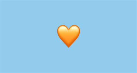 Orange Heart Emoji on Emojipedia 5.2 4 pics 1 word level 47.
