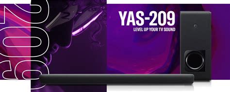 4. Yamaha YAS-209 - Clear Dialogue and Enhanced Bass