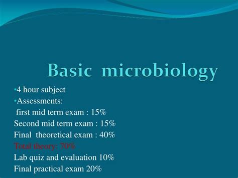 Ppt Basic Microbiology Powerpoint Presentation Free Download Id