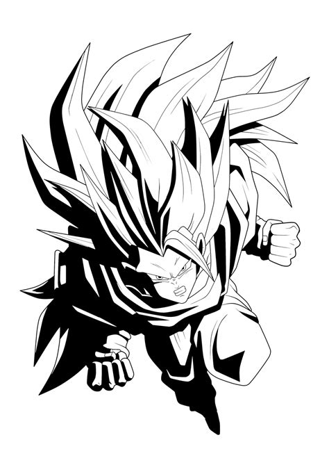 Remake of goku black in dragon ball z style goku black 90s. Goku ssj3 02 by Pedronex on DeviantArt