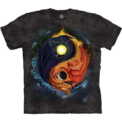 Yin Yang Dragons T Shirt