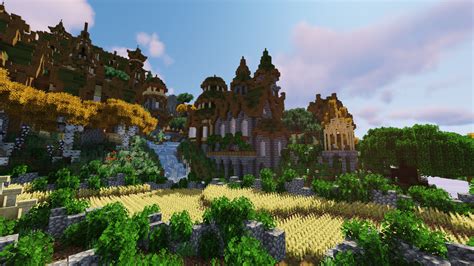 Wood Elven City Minecraft Map