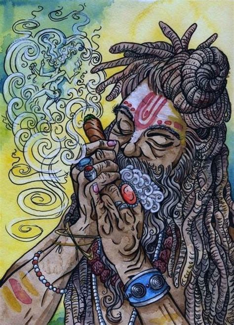 Vintage Stoner Hippie Wallpaper
