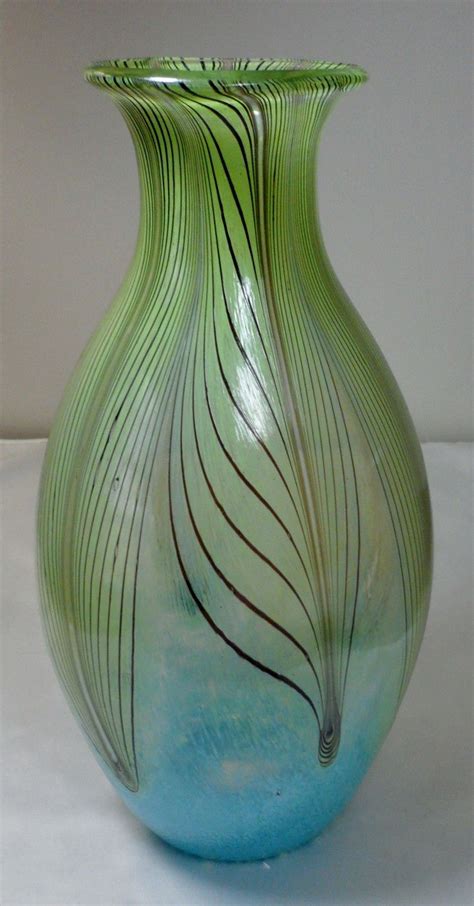 Rare Vintage Murano Mid Century Retro Pulled Feather Art Glass Vase Ann Primrose • 89 99