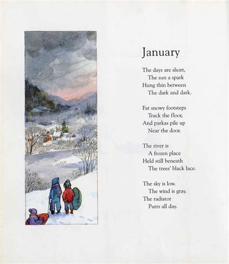 Read Me A Story January Find January In A Childs Calendar A