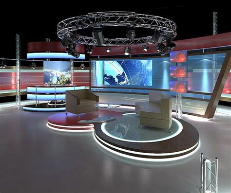 3d Virtual Tv Studio Set 3d Model Store 3d Virtual Tv Studio Sets