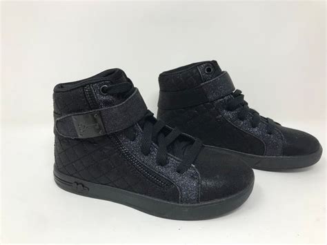 New Girl Youth Skechers 84308l Shoutouts Quilted Crush Sneaker Black L31 Ebay Link Black