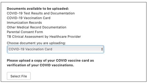 How To Upload Covid Vaccine Records Student Affairs And Campus