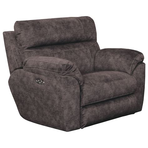 Catnapper Sedona Power Lay Flat Recliner With Adjustable Lumbar And