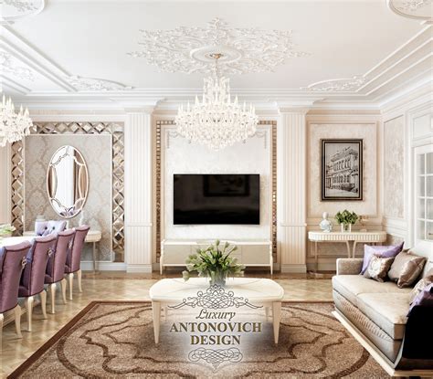 Элитный декор интерьера Дизайн квартиры в классическом стиле от