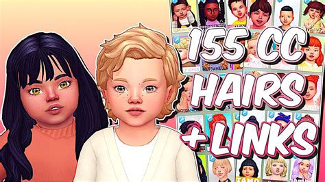 The Sims 4 Maxis Match Toddler Hair Collection Custom Content