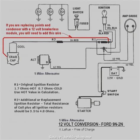 6 Volt To 12 Volt Conversion Wiring Diagram For Ford Tractor 6 Volt